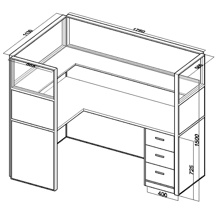 Custom Office Furniture Case